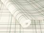 Non-woven wallpaper 537437 Rasch plaid cream white green 3