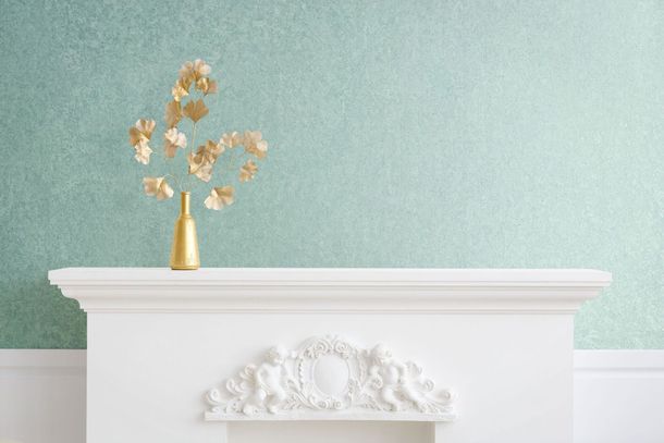 Non-woven wallpaper 34036 plain green Marburg