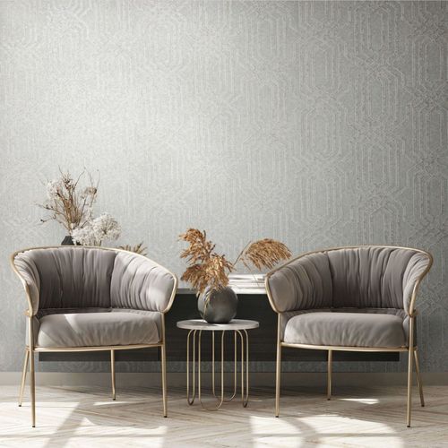 Non-woven wallpaper 34042 graphic grey Marburg