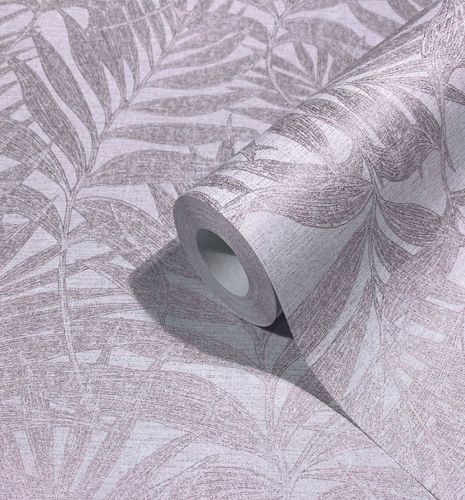 Non-woven wallpaper 34006 leaves lilac grey Marburg