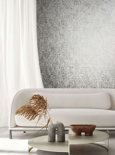 Non-woven wallpaper 34294 baroque gray silver Marburg