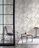 Non-woven wallpaper Rasch graphic white gray 311921 1