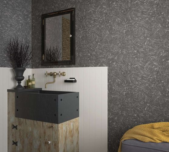 Marburg non-woven wallpaper 34156 concrete look anthracite