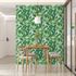 Non-woven wallpaper leaves green white Marburg 47415 1