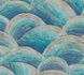 Non-woven wallpaper waves metallic blue gold 39105-1 2