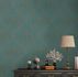 Non-woven wallpaper damask motif petrol bronze 39112-4 3