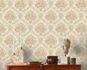 Non-woven wallpaper damask motif white gold 39112-5 3