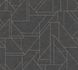 Non-woven wallpaper geometric black gold metallic 39118-4 2