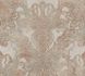 Non-woven wallpaper ornaments metallic grey copper 39119-1 2