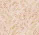 Non-woven wallpaper leaves metallic pink gold 39120-3 2