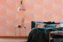 Non-woven wallpaper wild flowers pink copper 39128-4 5