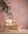 Non-woven wallpaper wild flowers pink copper 39128-4 7