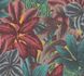 Non-woven wallpaper floral tropics pink blue 39222-2 2