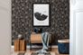 Non-woven wallpaper graphic black gray beige 39093-4 6