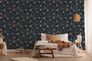 Non-woven wallpaper graphic black blue beige 39093-5 6