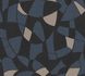 Non-woven wallpaper graphic black blue beige 39093-5 7