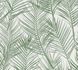 Non-woven wallpaper leaves white green metallic 39038-1 2