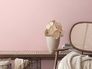 Non-woven wallpaper textile look plain pink light 38904-1 1