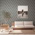 Non-woven wallpaper 3D look beige blue metallic 38506-3 1