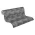 Non-Woven Wallpaper 3D Cubes grey Black Metallic 38506-4 4