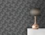 Non-Woven Wallpaper 3D Cubes grey Black Metallic 38506-4 1