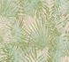 Non-woven wallpaper leaves jungle green beige 38638-1 2