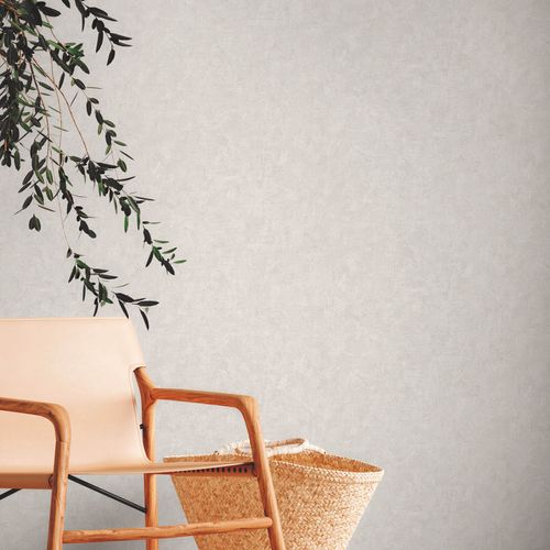 Non-Woven Wallpaper Plaster Look grey Beige 38639-5