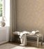 Non-Woven Wallpaper Concrete Look grey Gold 38969-1 1