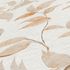 Non-woven wallpaper floral leaves twigs white orange 38962-3 3