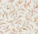 Non-woven wallpaper floral leaves white orange 38962-3 2