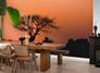 Rasch photo wallpaper tree Africa Orange Black 363647 1