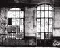 Photo wallpaper Rasch window brick black white 940930 1