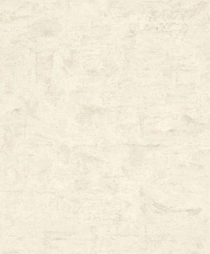 Non-woven wallpaper Rasch plaster look cream grey 499759