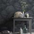 Non-woven wallpaper stone look black glitter 10298-15 5