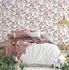 Non-Woven Wallpaper Floral Berries White Pink Green 47456 1