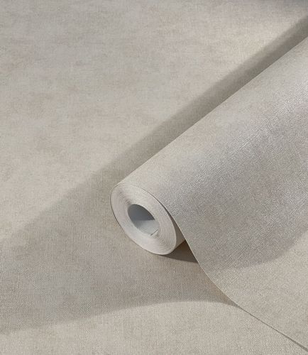 Non-Woven Wallpaper plain Beige Rose Metallic 33189