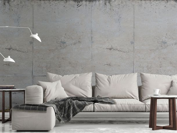 Photo Wallpaper Concrete Look Shabby Wall grey 39254-1