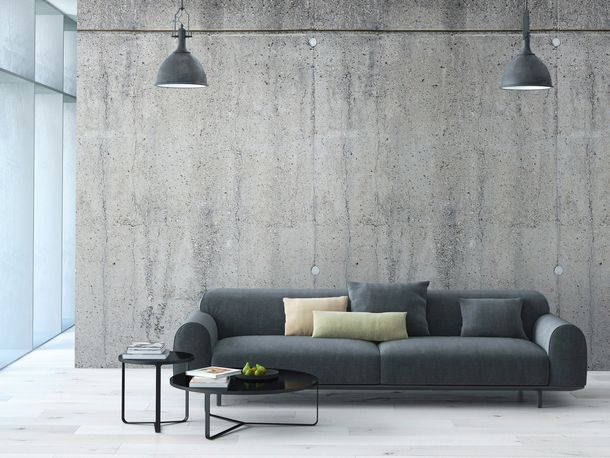 Photo Wallpaper concrete look wall shabby grey 39255-1