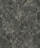 Non-Woven Wallpaper Tropical Black Gold Metallic A51403 1