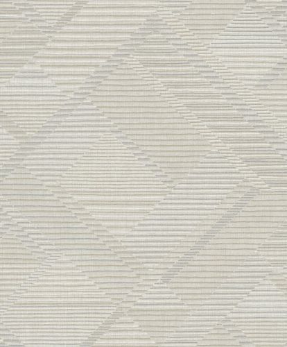 Non-woven wallpaper lines beige silver metallic A55402