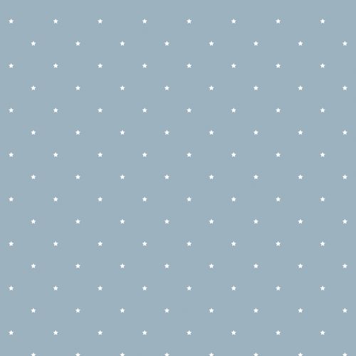 Non-Woven Wallpaper Stars Blue pearl Metallic JR1104