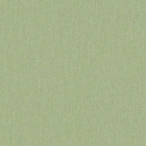 Non-woven wallpaper plain mottled fabric look green JR1212