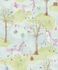 Non-woven wallpaper unicorns blue green grey JS2001 1