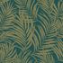 Non-woven wallpaper floral tropics green gold metallic MN2014 2