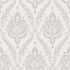 Non-woven wallpaper ornaments damask gray glitter MN3206 2