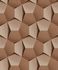 Non-woven wallpaper 3D effect brown silver metallic A54602 1