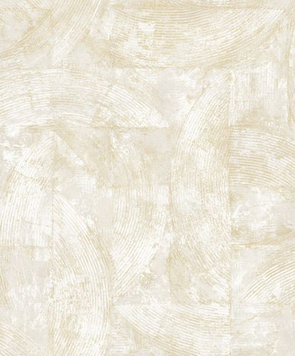 Non-Woven Wallpaper Plaster texture Cream Gold A56101