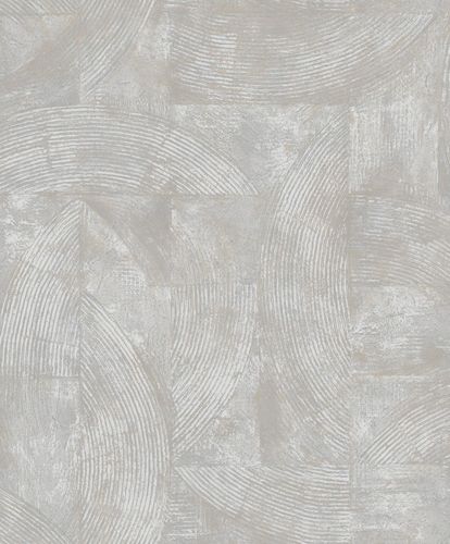 Non-Woven Wallpaper Plaster texture grey Silver A56103