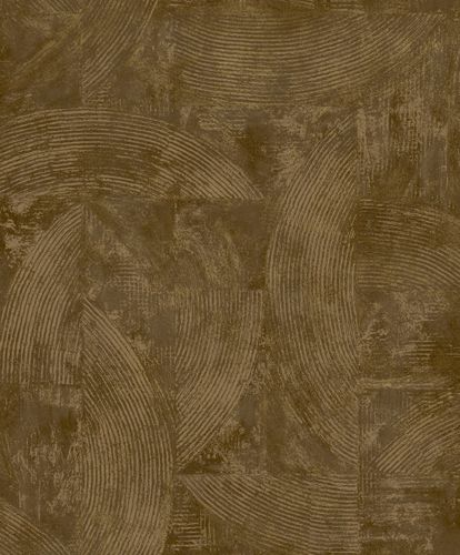 Non-Woven Wallpaper Plaster texture Brown Gold A56104