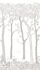 Wall Mural Trees Plants Forest White grey ML1701 2